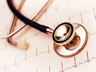 Kardiologie - EKG - Stethoskop