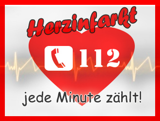 Ein Herzinfarkt ist ein Notfall und jede Minute zählt